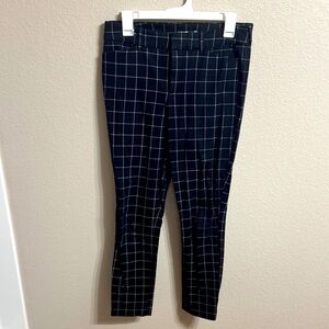 Old Navy Women’s black and white plaid Work Pants